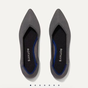 Rothy’s “The Point” Flats in Gray (sz. 8)